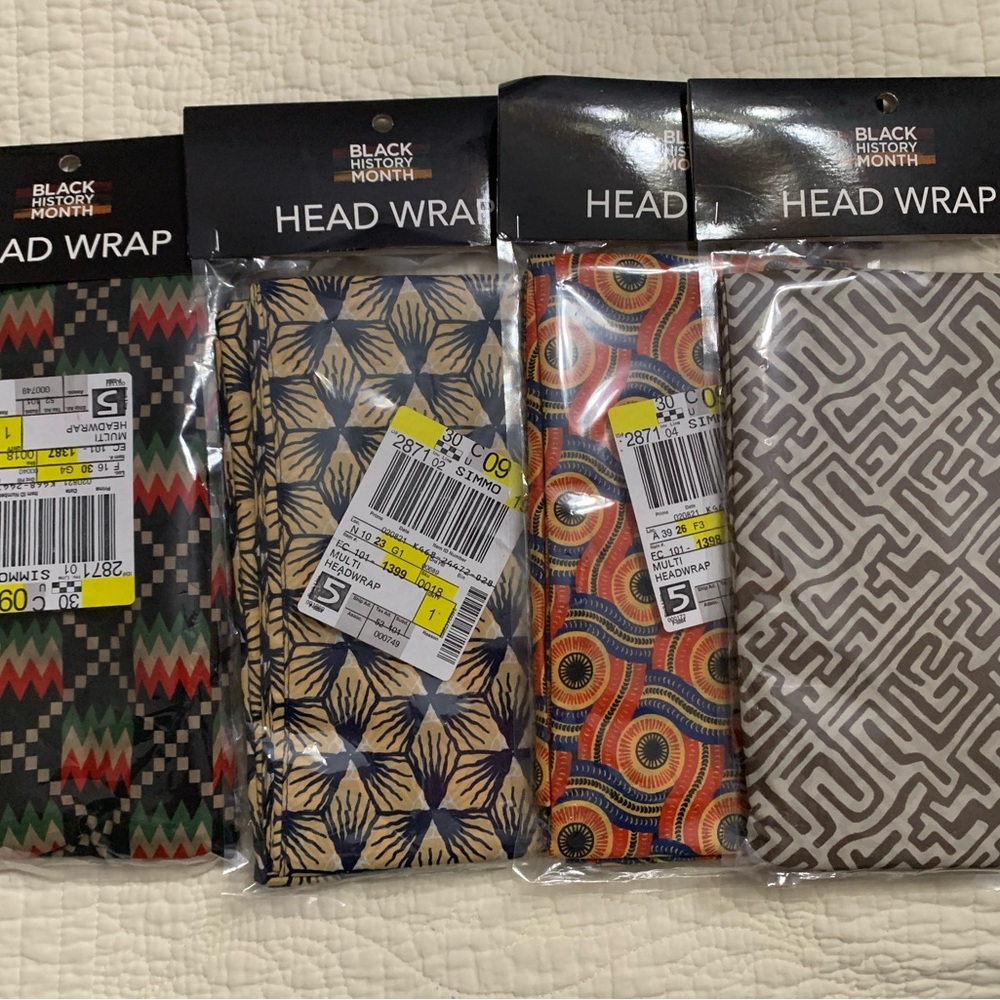 Stylish Patterned Head Wrap Set - Picture 2 of 4